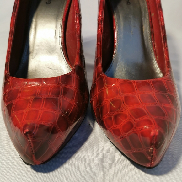 Spring Classic Platform Pumps, Red Size 38 - Picture 3 of 12